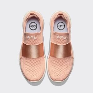 APL Men's Techloom Bliss Running Shoe Lightweight Sneaker Blush Ivory Sz 13 NEW